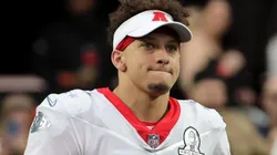 Patrick Mahomes during the 2022 NFL Pro Bowl.
