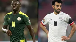 Sadio Mane of Senegal and Mohamed Salah of Egypt