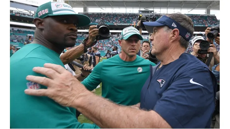 Brian Flores & Bill Belichick