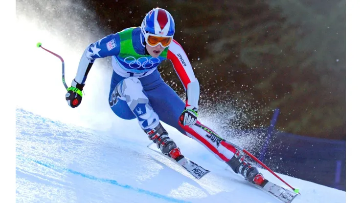 Lindsey Vonn of the USA at the 2010 Vancouver Winter Olympic Games