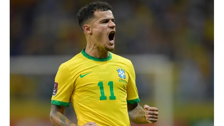 Phillippe Coutinho of Brazil.
