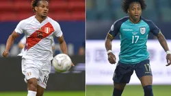 André Carrillo of Peru and Angelo Preciado of Ecuador