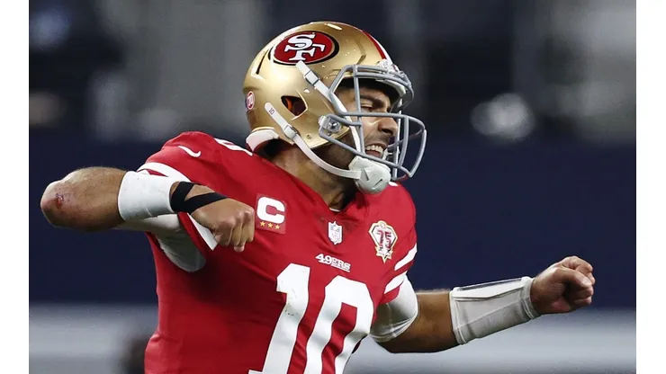 Quarterback Jimmy G of 49ers