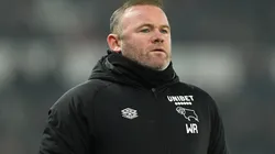 Derby County manager Wayne Rooney turned down Everton's approach for an interview.