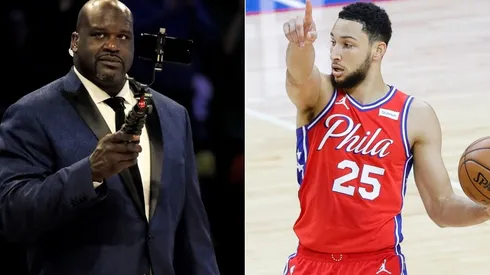 Shaq (left) & Ben Simmons