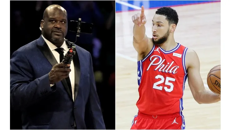 Shaq (left) & Ben Simmons