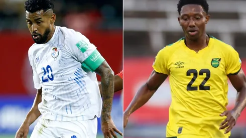 Anibal Godoy of Panama (left) and Devon Williams of Jamaica (right)
