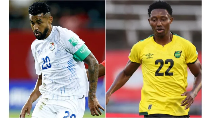 Anibal Godoy of Panama (left) and Devon Williams of Jamaica (right)