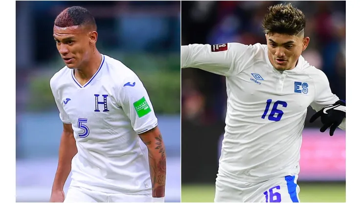 Kevin Arriaga of Honduras (left) and Eduardo Vigil of El Salvador (right)
