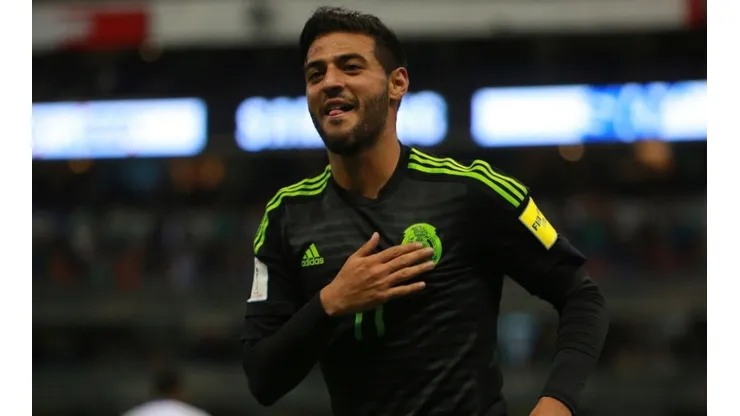 Carlos Vela of Mexico at the 2018 FIFA World Cup Qualifiers