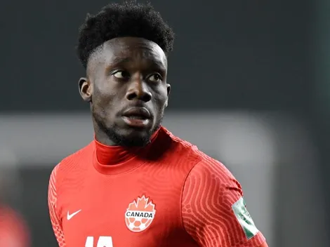 Why is Alphonso Davies not playing for Canada in 2022 World Cup Qualifiers?