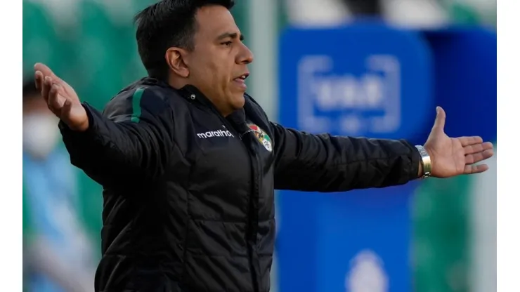 Head coach Cesar Farias of Bolivia