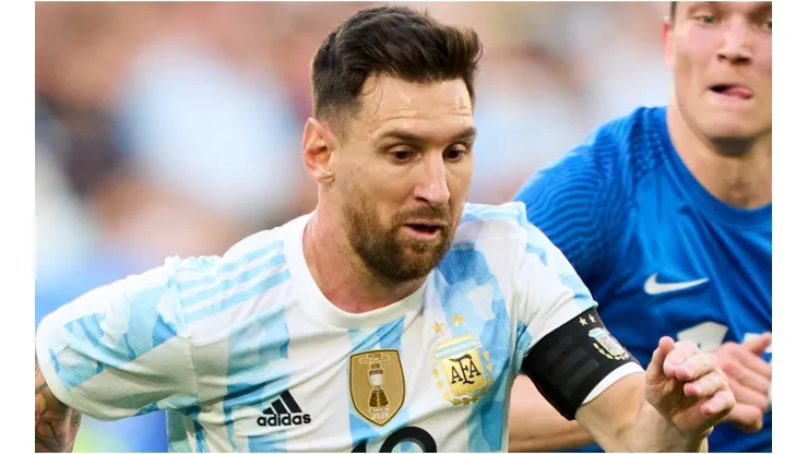 Lionel Messi of Argentina