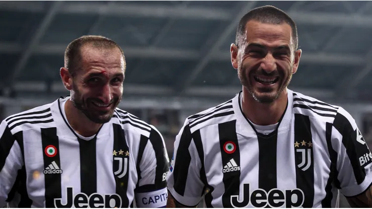 Giorgio Chiellini (left) and Leonardo Bonucci.