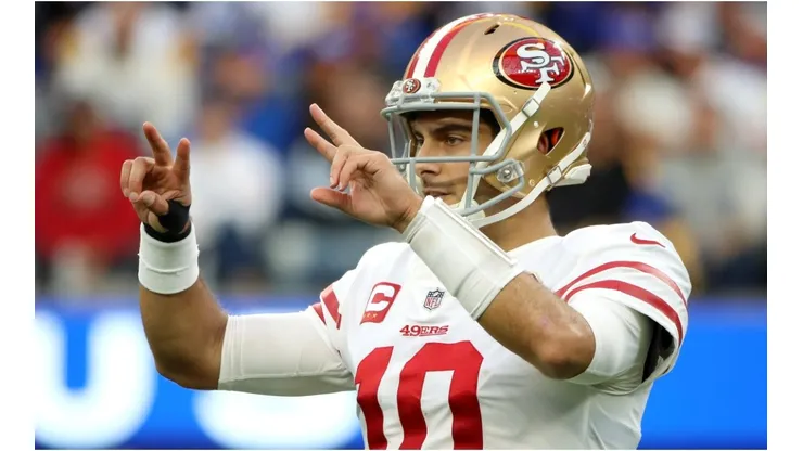 Quarterback Jimmy Garoppolo of 49ers