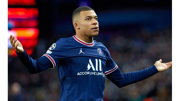 Foward Kylian Mbappe of PSG