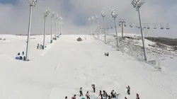 Snow Park In Zhangjiakou