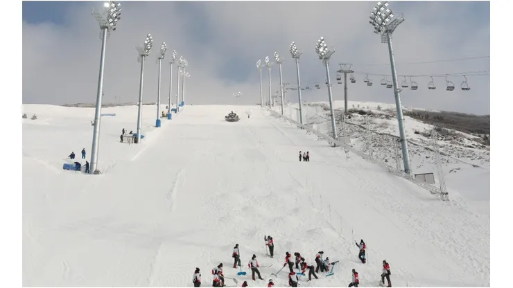 Snow Park In Zhangjiakou