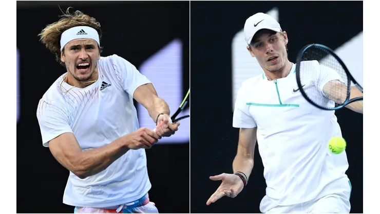 Alexander Zverev (left) and Denis Shapovalov