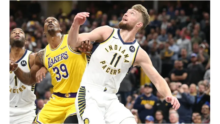 Domantas Sabonis against the Lakers