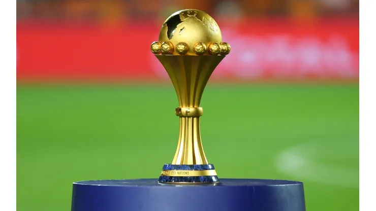 The Africa Cup of Nations trophy in 2019