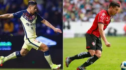 Salvador Reyes of America (right) and Edgar Zaldivar of Atlas (left)