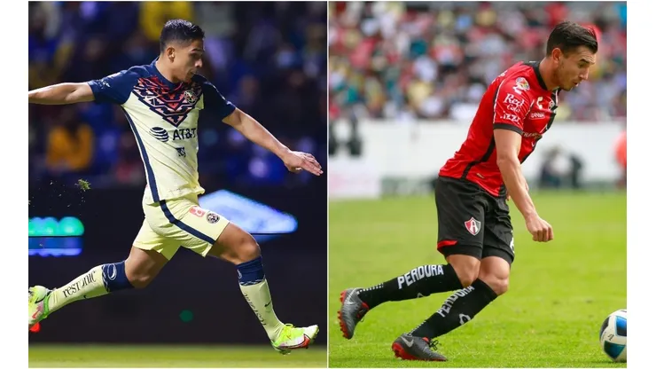 Salvador Reyes of America (right) and Edgar Zaldivar of Atlas (left)