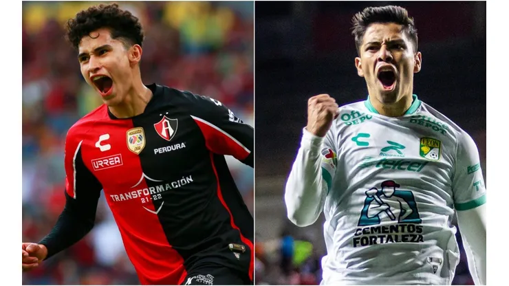 Angel Marquez of Atlas (left) and Víctor Dávila of Leon (right)