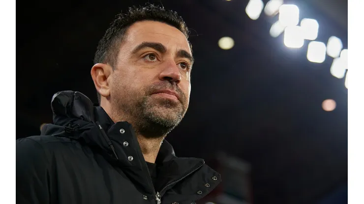 Manager Xavi Hernandez of FC Barcelona