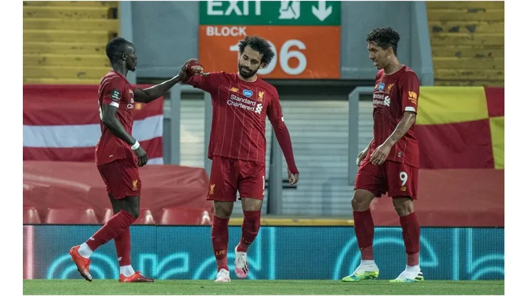 Sadio Mané (left), Mohamed Salah & Roberto Firmino