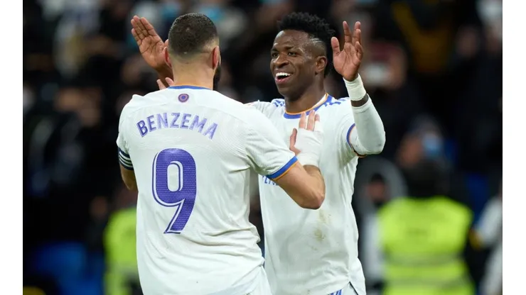 Benzema and Vinicius of Real Madrid