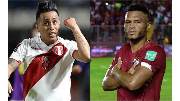 Christian Cueva of Peru (left) and Rolando Blackburn of Panama (right)