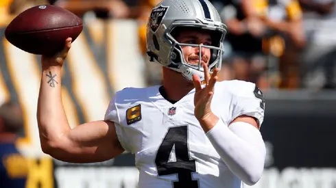 Quarterback Derek Carr of Las Vegas Raiders