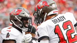 Fournette and Brady of Tampa Bay Buccaneers