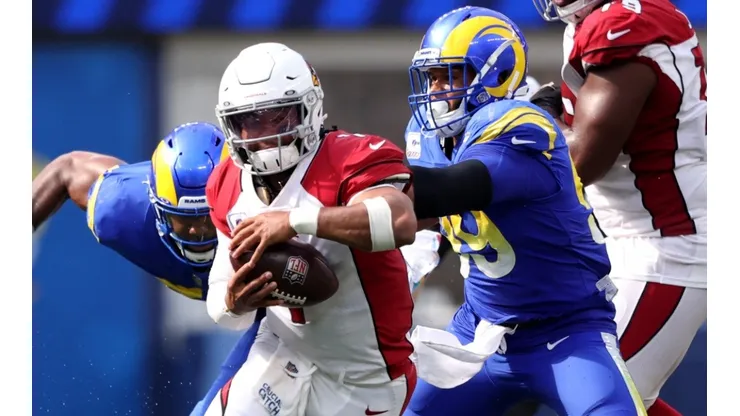 Quarterback Kyler Murray of Cardinals at the game vs Rams