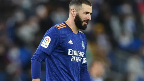 Forward Benzema of Real Madrid