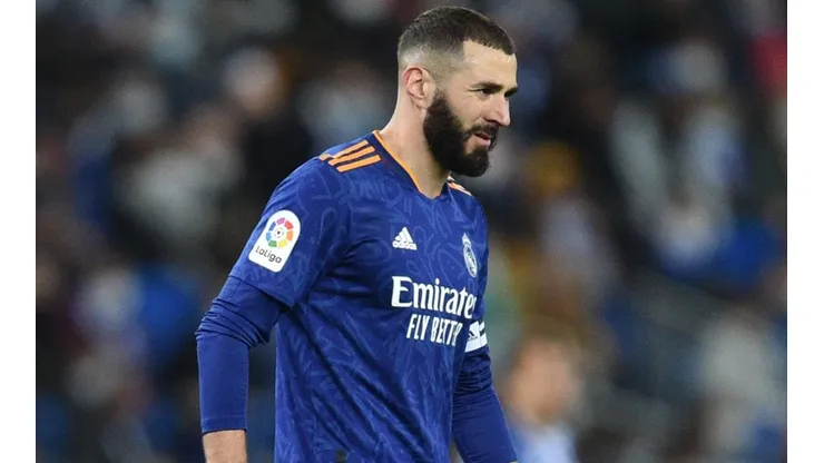 Forward Benzema of Real Madrid