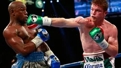 Canelo lost his World titles against Floyd