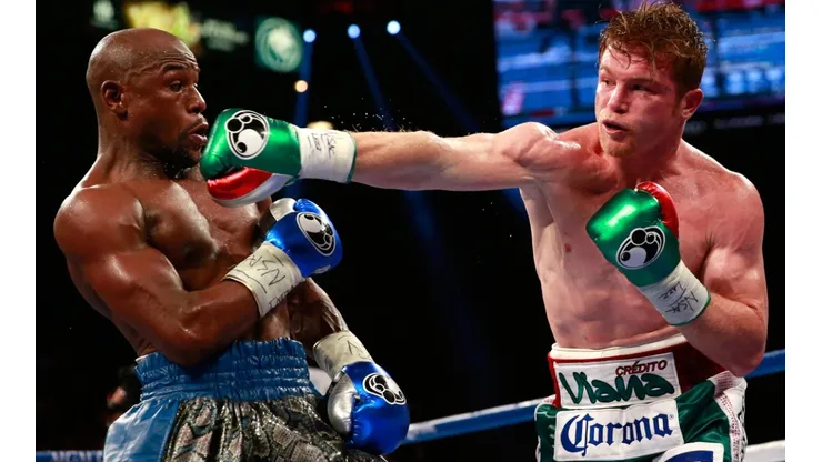 Canelo lost his World titles against Floyd