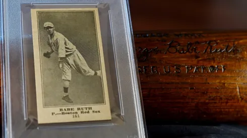 Babe Ruth's card. A MLB classic piece of Baseball Memorabilia