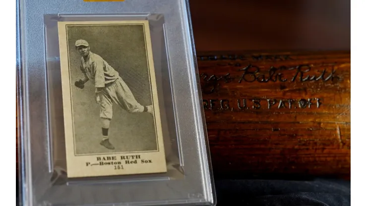 Babe Ruth's card. A MLB classic piece of Baseball Memorabilia