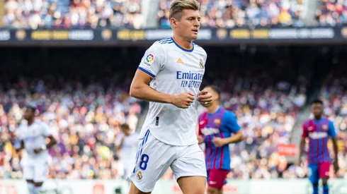 Toni Kroos during Real Madrid's 2-1 win over Barcelona this season.