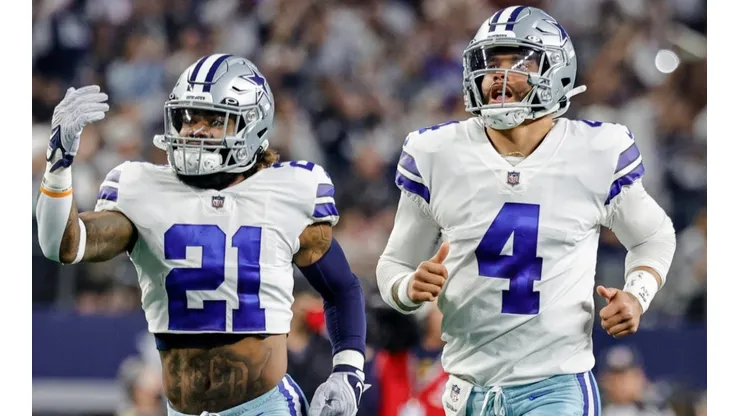 Zeke Elliot and Dak Prescott of Dallas Cowboys