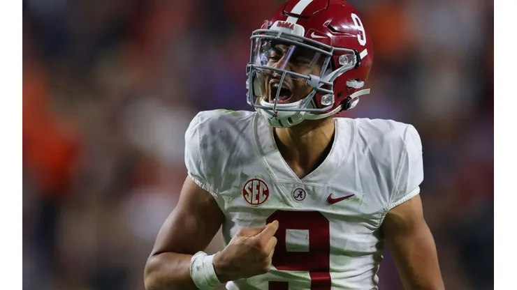 Quarterback Bryce Young of Alabama Crimson Tide