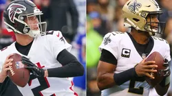 Matt Ryan of the Atlanta Falcons (right) and Jameis Winston of the New Orleans Saints (left)