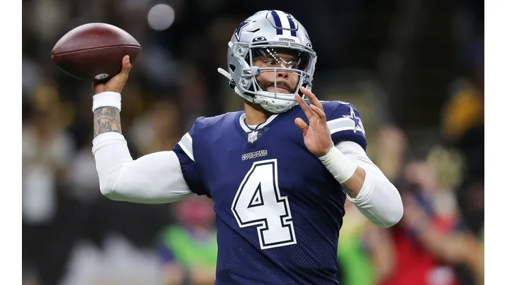 Quarterback Dak Prescott of Dallas Cowboys