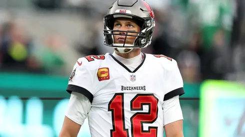 Tom Brady during the Tampa Bay Buccaneers' road win over the New York Jets in Week 17.