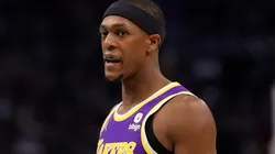 The Lakers traded Rajon Rondo to the Cleveland Cavaliers.