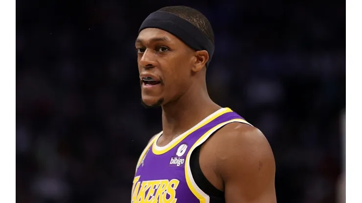 The Lakers traded Rajon Rondo to the Cleveland Cavaliers.