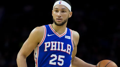 Ben Simmons in action for the Philadelphia 76ers.